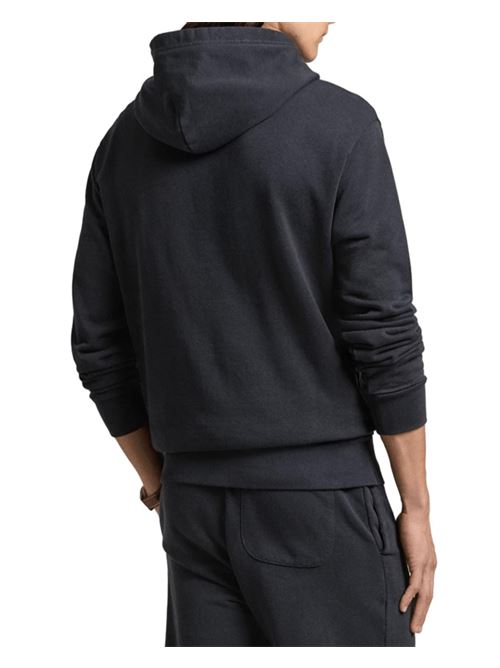 Felpa da uomo con cappuccio, colore black POLO RALPH LAUREN | 710916690025